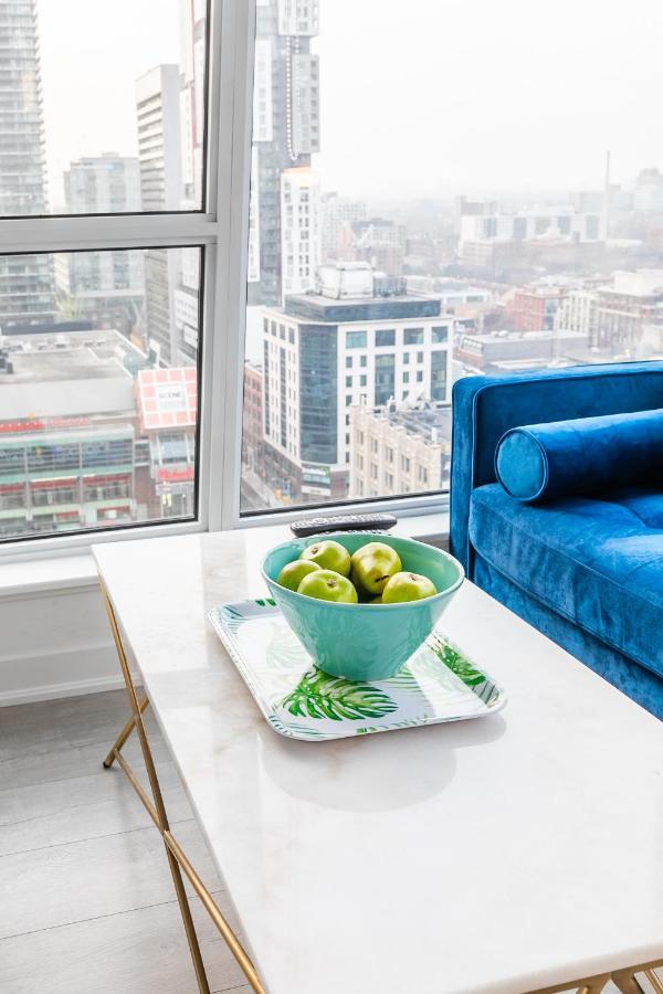 Luxury 2 Bedroom In The Heart Of Entertainment District W/ Cn Tower View Toronto Exterior foto
