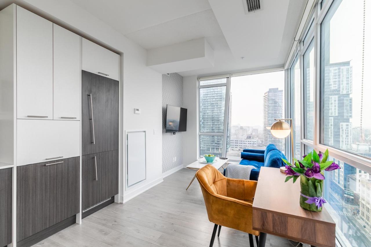 Luxury 2 Bedroom In The Heart Of Entertainment District W/ Cn Tower View Toronto Exterior foto