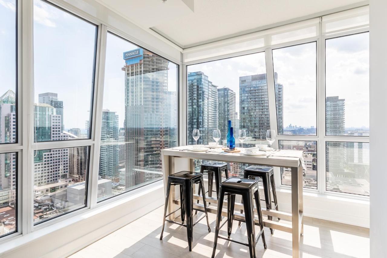Luxury 2 Bedroom In The Heart Of Entertainment District W/ Cn Tower View Toronto Exterior foto